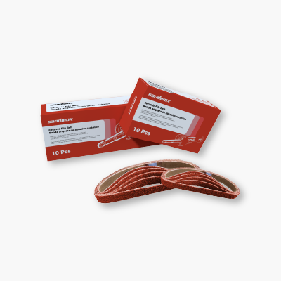 Red Ceramic File Belt image 5
