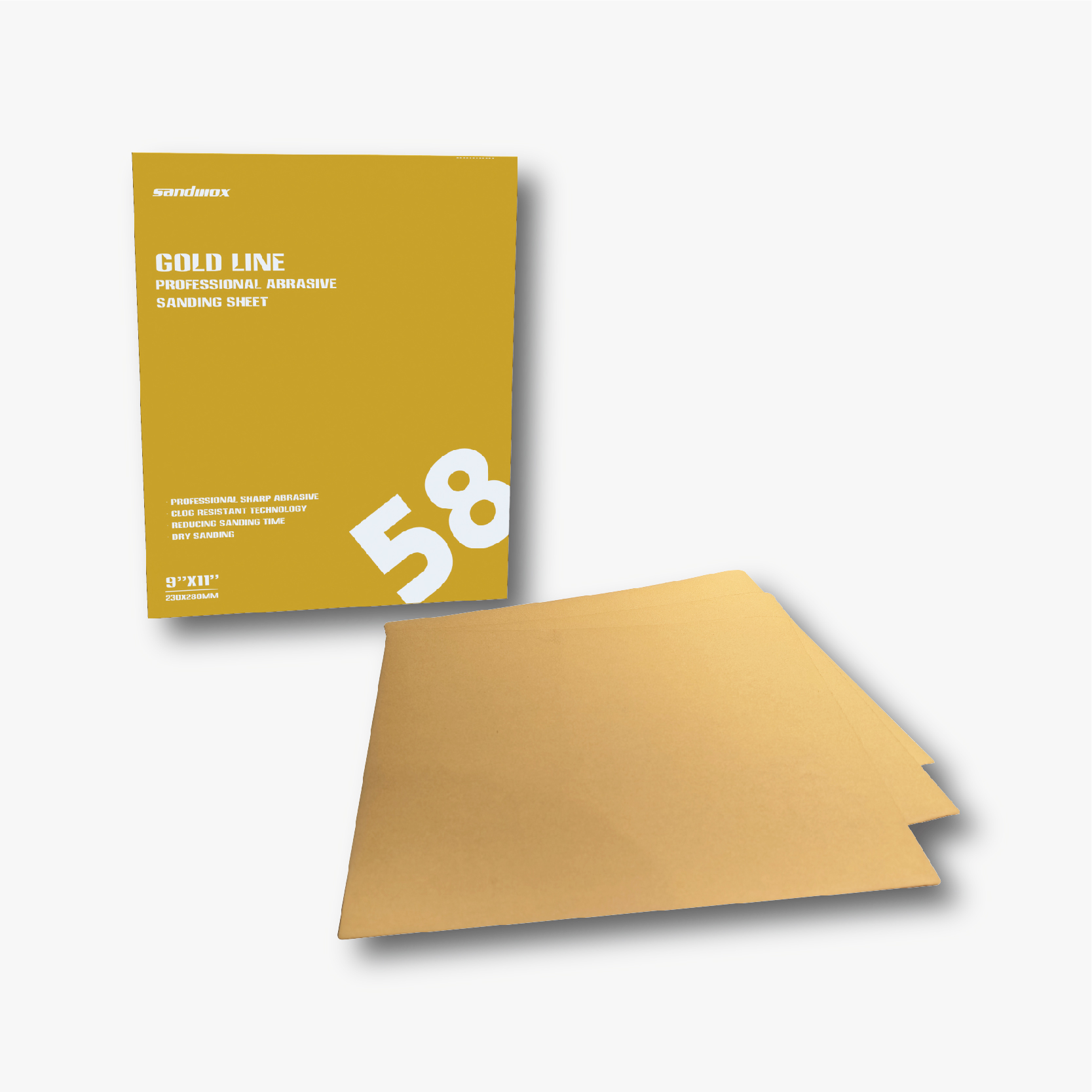 58B Dry Sanding Abrasives