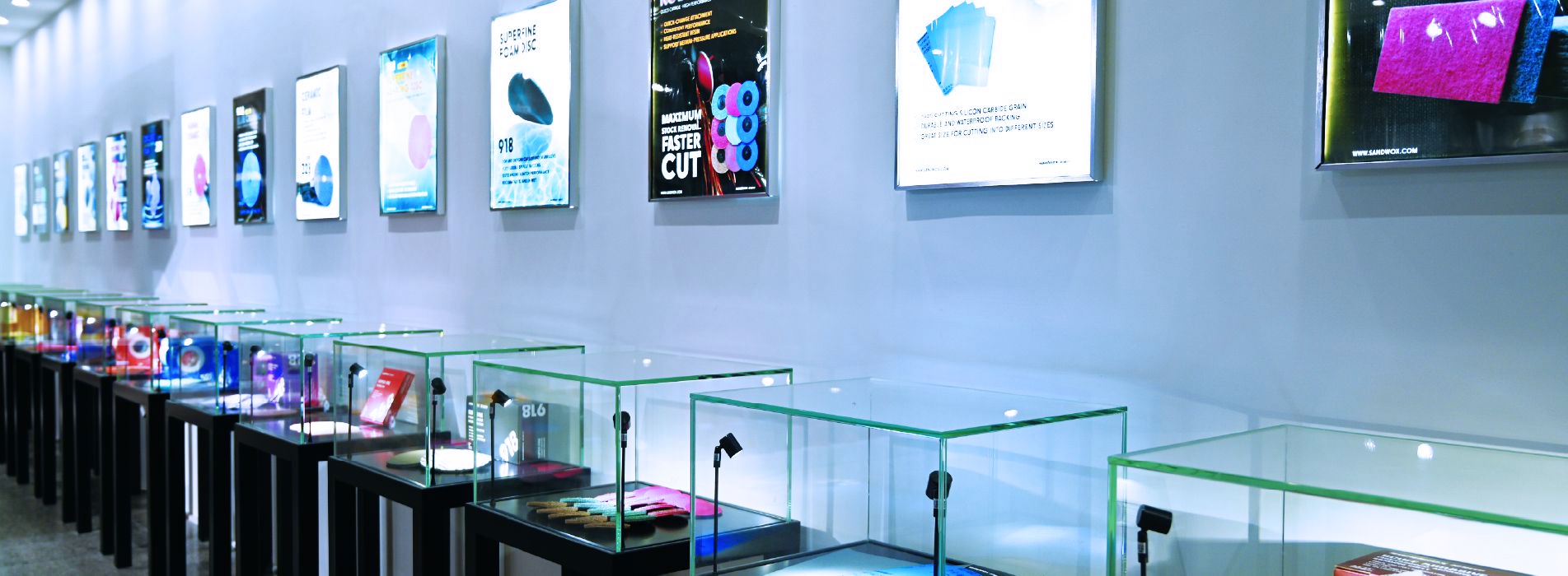Sandwox showroom and product displays