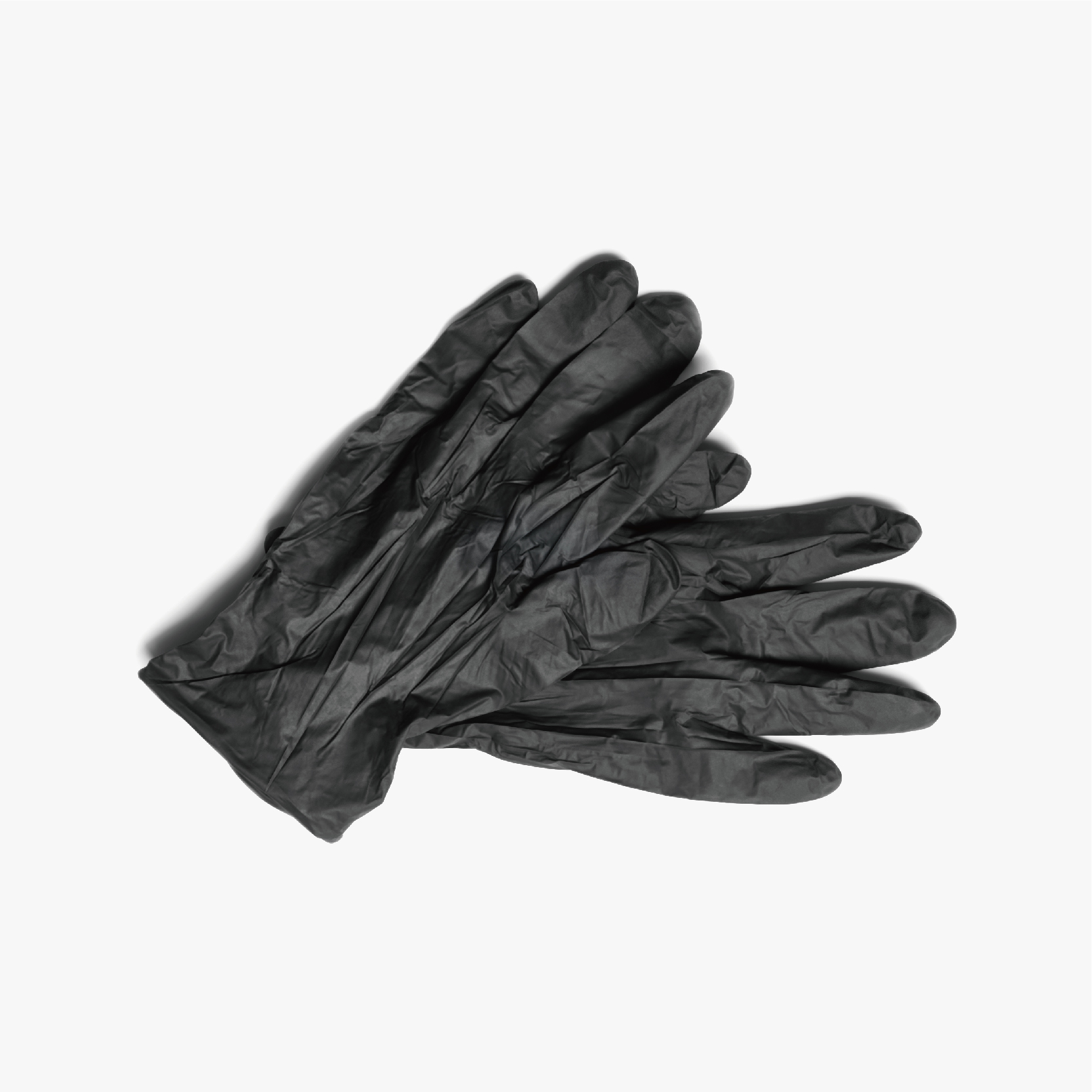 Black Nitrile Disposable Protective Gloves