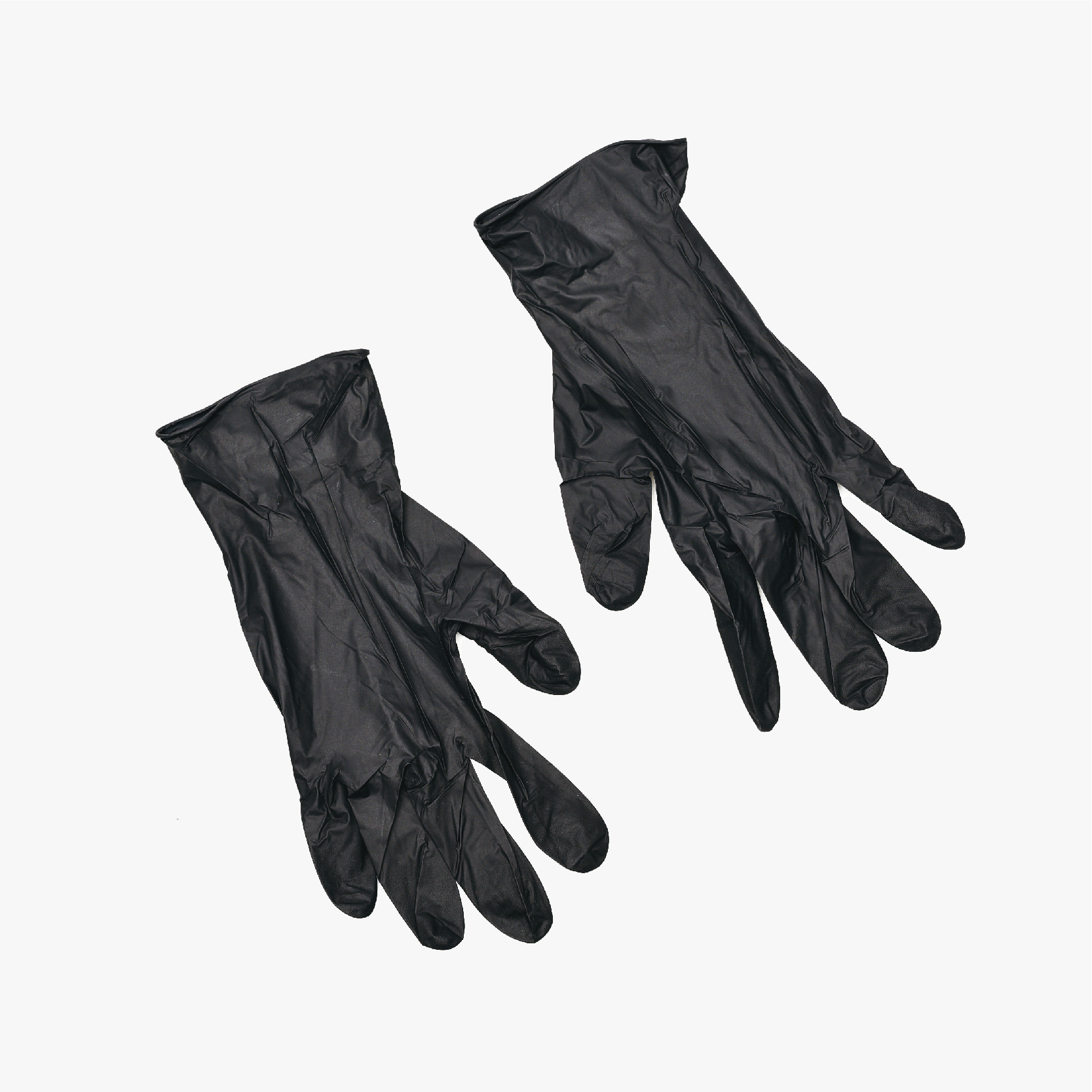 Black Nitrile Disposable Protective Gloves image 3